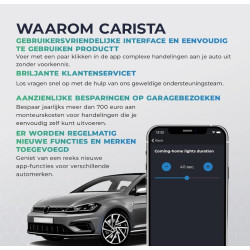 Carista EVO OBD2 Bluetooth Adapter and App Diagnose Customize Service Car